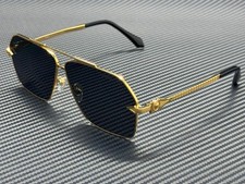 VERSACE VE2284 100287 Gold Grey Men's 63 mm Sunglasses