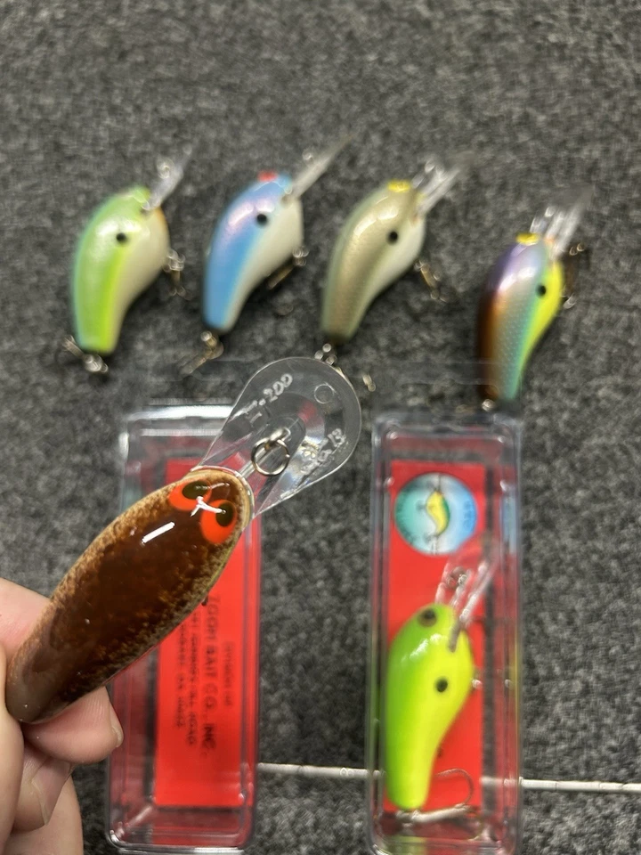 Zoom WEC Señuelos Personalizados Z-200 Balsa Crankbaits, Por Ed Chambers Lote de 6 Señuelos Foto 3 de 4