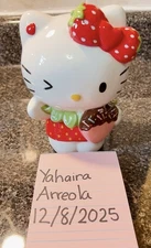 BLUE SKY CLAYWORKS SANRIO HELLO KITTY WINK STRAWBERRY DRESS HEART (NEW)