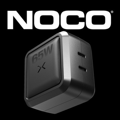 NOCO XGrid X65: 65W USB-C Charger - Dual Port - Type C Power Adapter (Black)