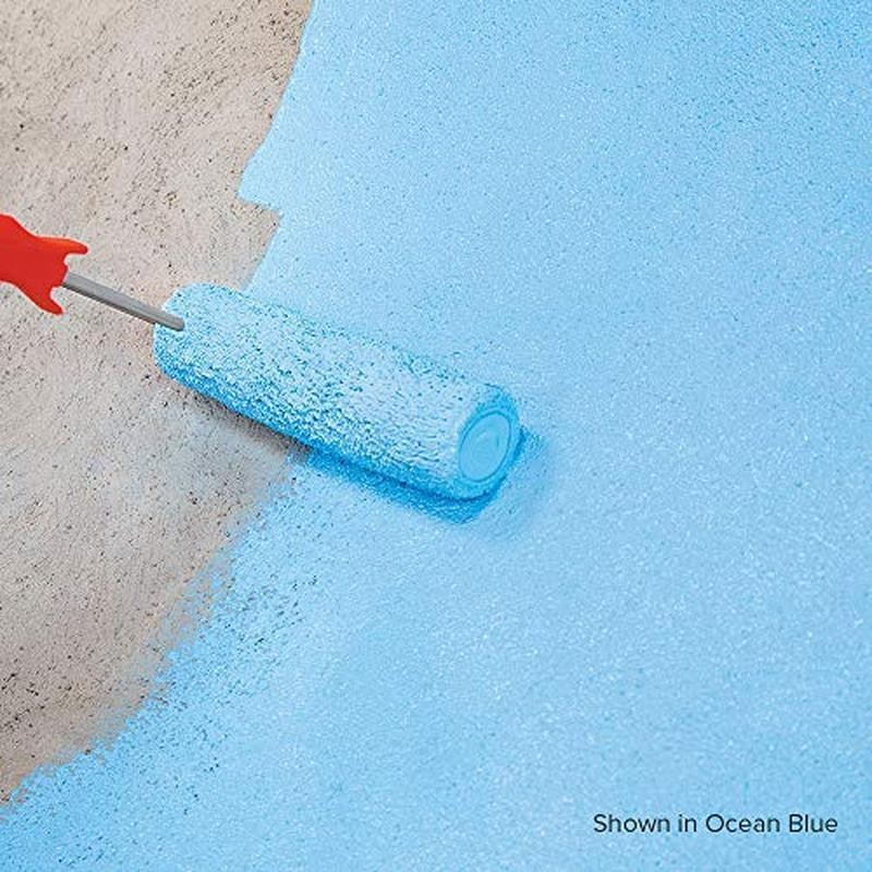 Waterborne Acrylic Pool Paint White 1 Gallon Lasting Color Ideal Concrete Pools