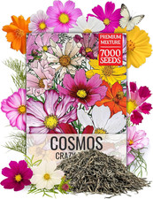 Wildflower Seeds Cosmos Crazy Blend 1.5 Ounce No Filler | 10+ Varieties Includin 148.59 per gallon