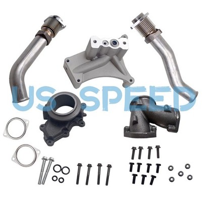 Fits 99.5-03 Ford 7.3LTurbo Up Pipe Kit with NON-EBPV Pedestal & Exhaust Housing