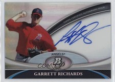2011 Bowman Platinum Prospect Auto Garrett Richards #BPA-GR Auto 16d5