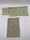 4 Vintage Steuben Crystal Glass Anti-tarnish Dust Bags Storage Misc Size