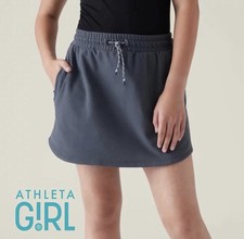 NEW ATHLETA GIRL Retrochill Pull-On Skort Youth Girls XXL/ 16 Blue-Tennis Sporty