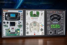 SEGA Console Teardown Art Dreamcast Genesis G...