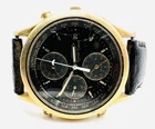 Vintage Rare Seiko World Timer Alarm Watch 38mm Sub Dials 5T52-6A38 (Repair?)