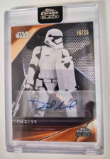 Topps Chrome Black Star Wars FN-2199 Auto David Acord 19/25