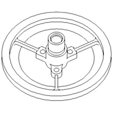 AH204179 SHEAVE OUTER; FAN DRIVER