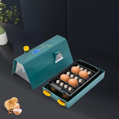 Tischplatte Eier Brutautomat, Inkubator Auto-Flip,Digitaler Brutmaschine EU-Norm