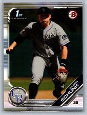 2019 Bowman Draft #BD-129 Aaron Schunk *RO