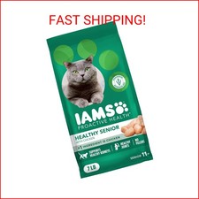 IAMS PROACTIVE HEALTH Healthy Senior Dry Cat Food with Chicken Cat Kibble, 7 lb. 3.35 per pound