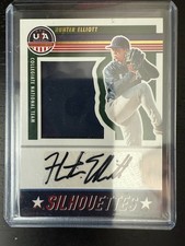 2023 USA Stars and Stripes Silhouettes Signatures Jerseys #7 Hunter Elliott /200