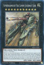 Yugioh! Superdreadnought Rail Cannon Juggernaut Liebe - RA03-EN041 1 Super Rare 