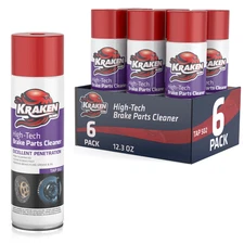 Kraken Bond Brake & Clutch Cleaner Spray 12.3 fl oz – 6 Pack