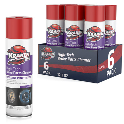 Kraken Bond Brake & Clutch Cleaner Spray 12.3 fl oz   6 Pack
