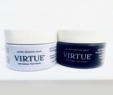 VIRTUE Hair  Scalp Duo Mini Set Exfoliating Scalp Treatment  Restorative Mask