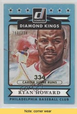 2015 Panini Donruss Diamond Kings Stat Line Career /334 Ryan Howard #21 READ 1t6
