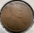 1916-S Lincoln Penny "Wheat"