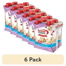  6 pack Premier Protein Shake, Cookie Dough, 30g Protein, 11 fl oz, 4 Ct