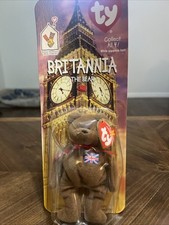 Britannia the Bear-TY Beanie Babies New in Original Package