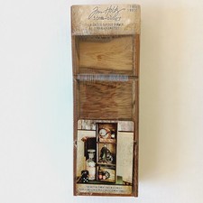 Tim Holtz idea-ology Wooden Vignette Divided Drawer - 1 Box