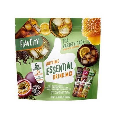 FlavCity Anytime Essential Tea Variety Pack - Pulver Getränk Mix Pakete mit Coll