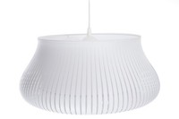 Pendelleuchte Weiß Wohnzimmer E27 Ø40 Cm Rund Esszimmer HäNgelampe Esstisch