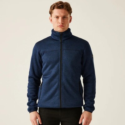 Regatta Mens Branleigh Full Zip Fleece Jacket Size XL Navy Marl Warm RRP £70