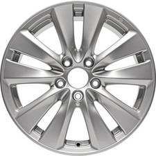 New 17 X 7.5 5x114.3 Silver Alloy Wheel Rim 2011-2012 For Honda Accord New 17 X 7.5 5x114.3 Silver Alloy Wheel Rim 2011-2012 For Honda Accord
