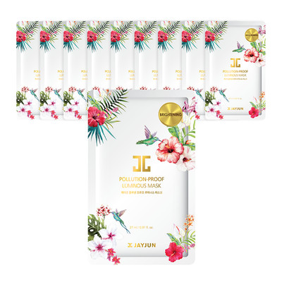 JAYJUN Prollution Proof Luminous Mask 27ml (0.91oz)10sheets