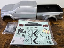 Cen Racing Cd0905 Ford F-450 Sd Complete Body Set Silver Mercury Open Pkg.