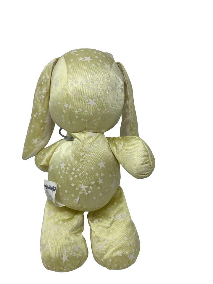 Cachorro de peluche vintage Mattel PJ Sparkles Sparklins amarillo brilla en la oscuridad 1989 Foto 4 de 4