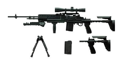 Tomytec Little Armory LA062 M14EBR-RI Type Plastic Model 310976from JP