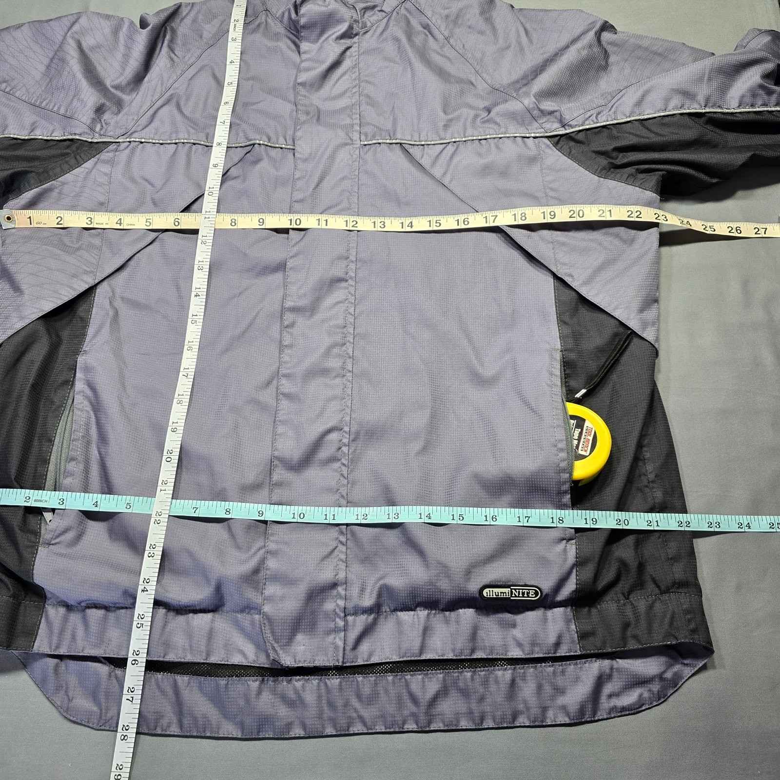 IllumiNITE Reflectivewear Gray Jacket Classic Ful… - image 7