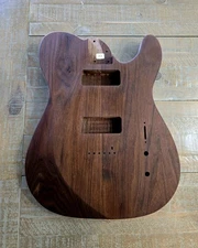 Telecaster-Style Guitar Body, Peruvian Walnut