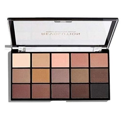 Makeup Revolution Lidschattenpalette Re-Loaded Basic Mattes Eyeshadow Palette