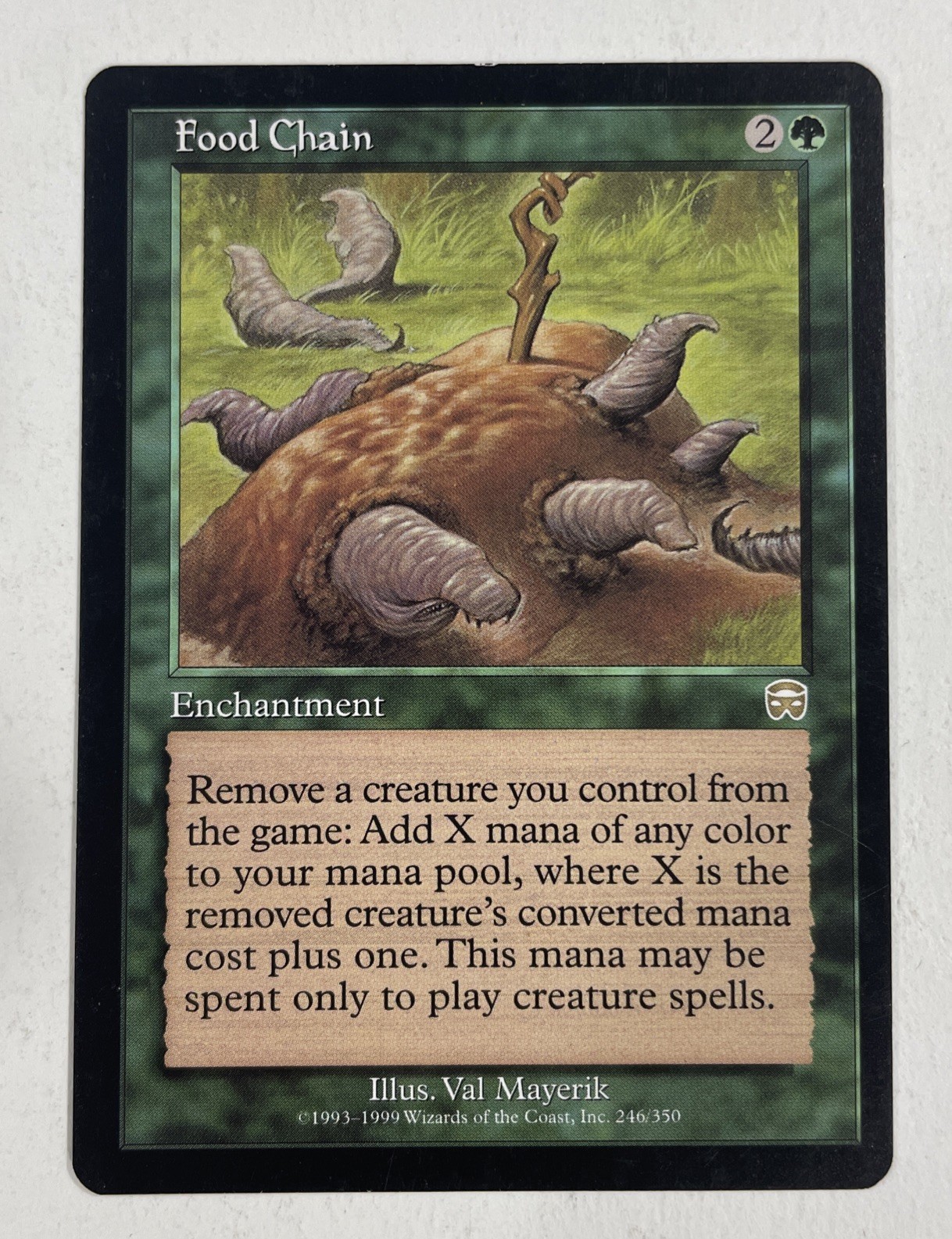 Food Chain Mercadian Masques LP Light Play MTG Magic The Gathering A