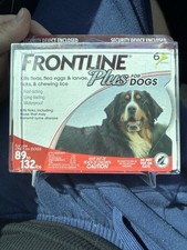 FRONTLINE Plus Flea  Tick 3 month Treatment for Dogs 89-132lbs