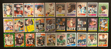 1980's Topps Football Assortment Stars HOF Lot of 30 Dorsett Fouts Hampton Lott
