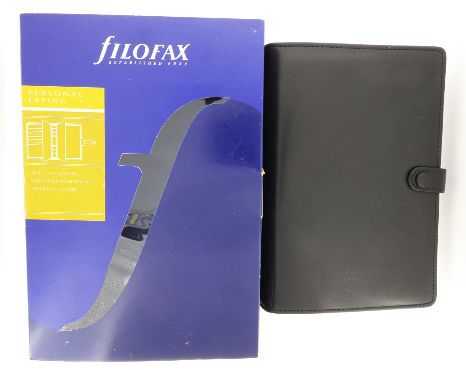 C1998 Filofax Epping Calfskin Leather Organizer New w/Unused Inserts NO RESERVE