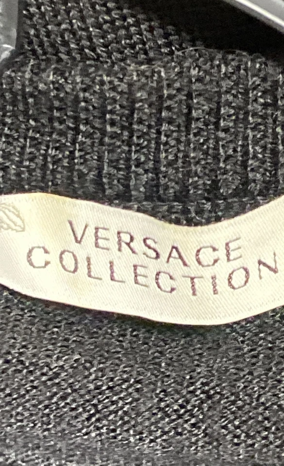 Versace Black Sweater - Size 44R - Image 3 of 4