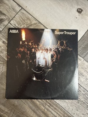 Vintage ABBA Super Trouper 1980 LP Atlantic SD16023 Vinyl Record 12 In LP