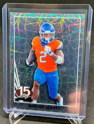 2025 Leaf 15th NSCC National 1990 ASHTON JEANTY SILVER LAZER RC #12/15