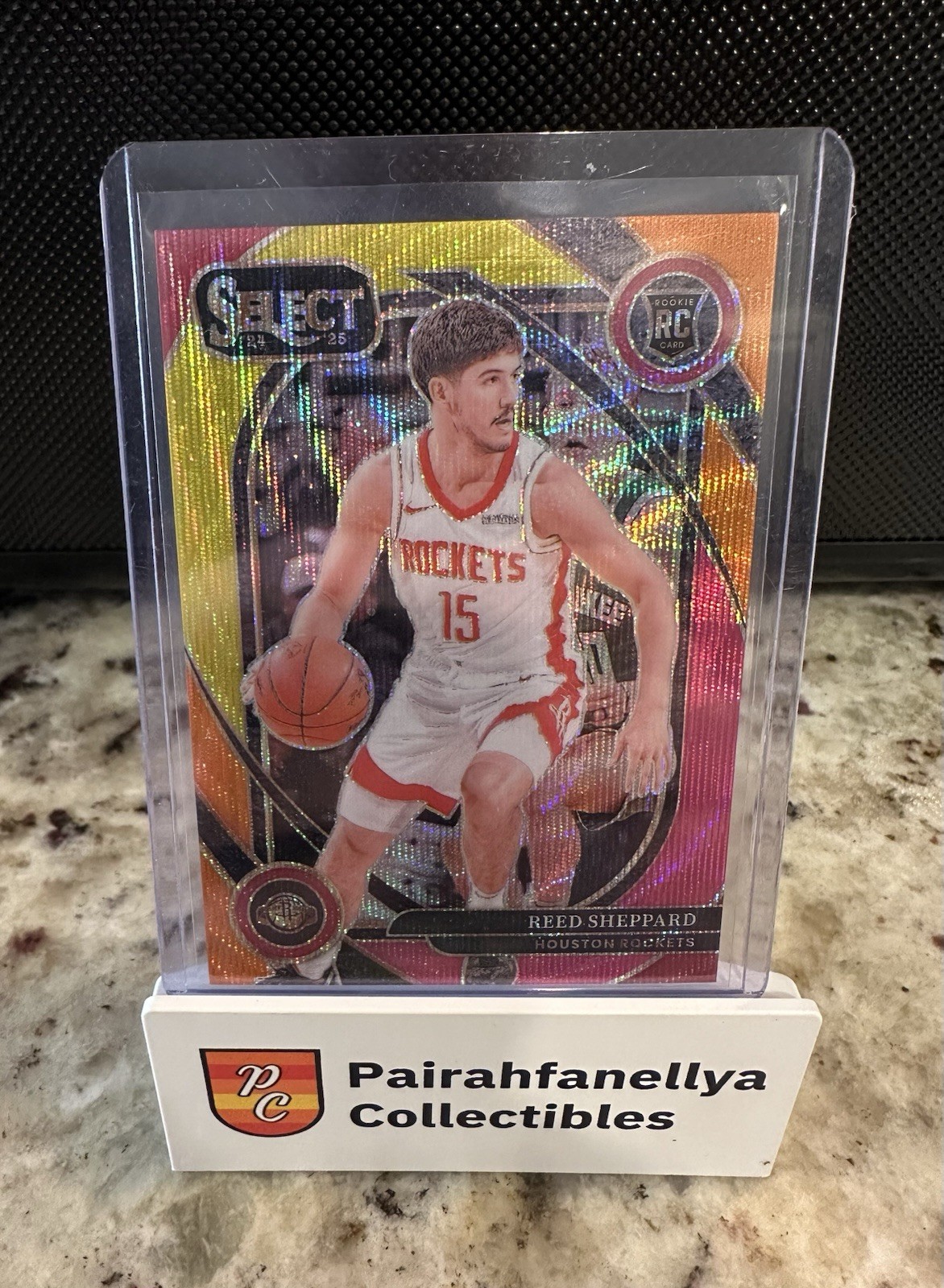 2024-25 Panini Select Reed Sheppard #299 RC Rookie Courtside Multi Wave /20