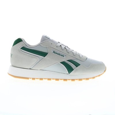 Reebok Mens Glide Running Shoes Sneakers Size 10 Grey Gray Green Gum 100206581