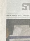 Sydney Crosby Signed Pittsburgh Post- Gazette Paper Stanley Cup Champs   6/2016 — photo 3