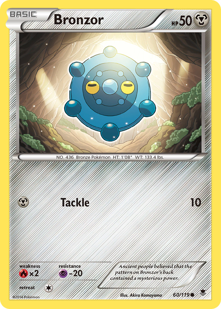 Bronzor 60/119 Phantom Forces Common Pokemon NM/M
