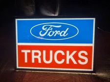 Ford Motor Co Ford Trucks Slim Led Light Business LED Sign Neon Sign 20"x13"